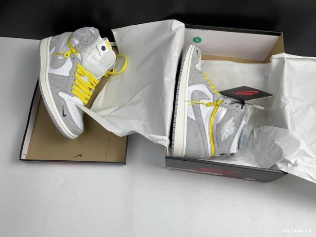Rep High Jordan Switch Light 1 Air Smoke CW6576-100 0822